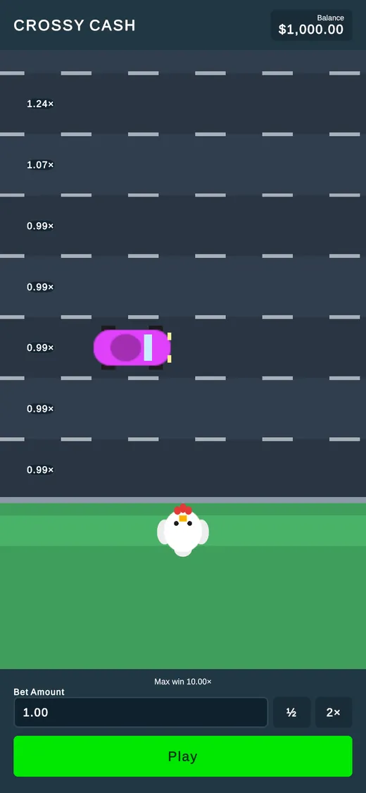 Crossy Road in the Hobbi feed