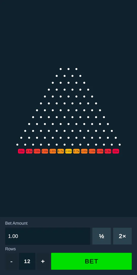 Plinko in the Hobbi feed